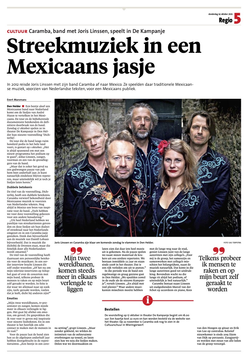 Noordhollands Dagblad 14 okt 2021